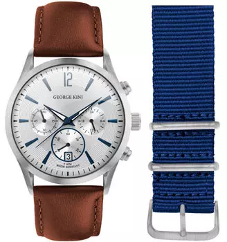 fashion наручные мужские часы George Kini GK.41.7.1S.1BU.1.3.0. Коллекция Gents Collection