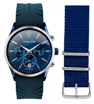 fashion наручные мужские часы George Kini GK.41.7.1SBU.4S.9.4.0. Коллекция Gents Collection