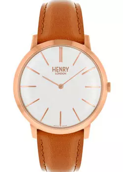fashion наручные мужские часы Henry London HL40-S-0240. Коллекция Iconic