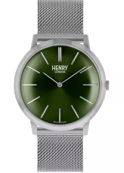 fashion наручные мужские часы Henry London HL40-M-0253. Коллекция Iconic