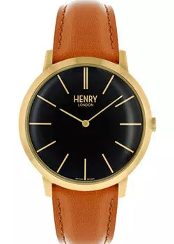 fashion наручные мужские часы Henry London HL40-S-0242. Коллекция Iconic