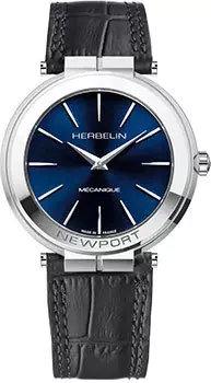 fashion наручные мужские часы Herbelin 1222AP15. Коллекция Newport Slim