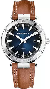 fashion наручные мужские часы Herbelin 12288A15GD. Коллекция Newport