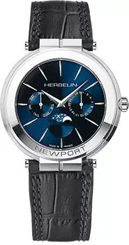 fashion наручные мужские часы Herbelin 12722AP15. Коллекция Newport Slim