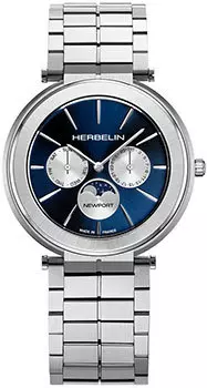 fashion наручные мужские часы Herbelin 12722B25. Коллекция Newport Slim