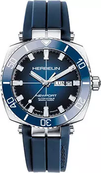 fashion наручные мужские часы Herbelin 1774BL15CB. Коллекция Newport