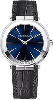 fashion наручные мужские часы Herbelin 19522AP15. Коллекция Newport Slim