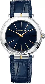 fashion наручные мужские часы Herbelin 19522T15BL. Коллекция Newport Slim