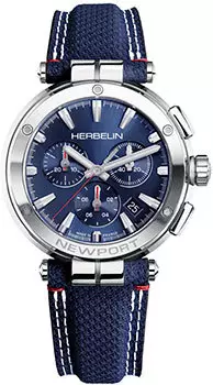 fashion наручные мужские часы Herbelin 37658AP15BL. Коллекция Newport Chrono