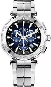 fashion наручные мужские часы Herbelin 37688B35. Коллекция Newport Chrono
