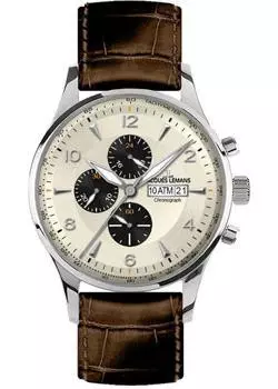 fashion наручные мужские часы Jacques Lemans 1-1844C. Коллекция Classic