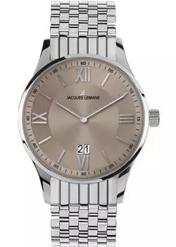 fashion наручные мужские часы Jacques Lemans 1-1845K. Коллекция London