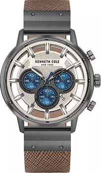 fashion наручные мужские часы Kenneth Cole KCWGC2105203. Коллекция Transparent