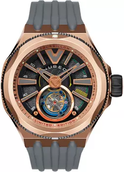 fashion наручные мужские часы Nubeo NB-6075-07. Коллекция MESSENGER TOURBILLON