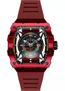 fashion наручные мужские часы Nubeo NB-6080-04. Коллекция HUYGENS AUTOMATIC