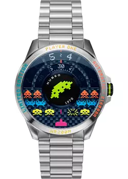 fashion наручные мужские часы Nubeo NB-6082-SI-22. Коллекция QUASAR AUTOMATIC