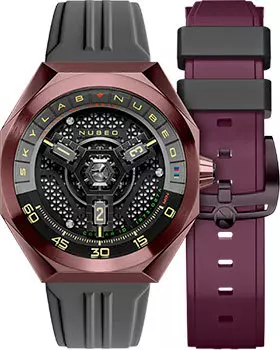 fashion наручные мужские часы Nubeo NB-6083-0E. Коллекция SKYLAB AUTOMATIC