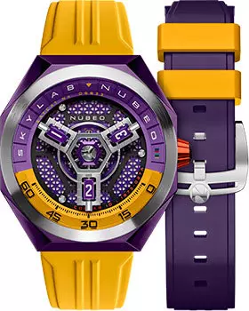 fashion наручные мужские часы Nubeo NB-6083-0H. Коллекция SKYLAB AUTOMATIC