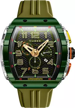 fashion наручные мужские часы Nubeo NB-6088-05. Коллекция MAGELLAN RETROGRADE CHRONGORAPH