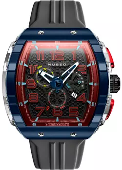 fashion наручные мужские часы Nubeo NB-6088-08. Коллекция MAGELLAN RETROGRADE CHRONGORAPH