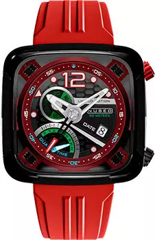 fashion наручные мужские часы Nubeo NB-6096-04. Коллекция ECLIPTIC RETROGRADE