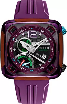 fashion наручные мужские часы Nubeo NB-6096-06. Коллекция ECLIPTIC RETROGRADE