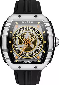 fashion наручные мужские часы Nubeo NB-6098-04. Коллекция MAGELLAN AUTOMATIC