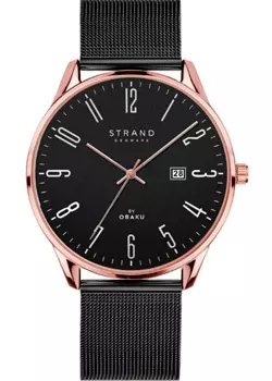 fashion наручные мужские часы Obaku S739GDVBMB. Коллекция STRAND