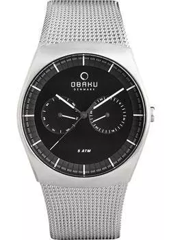 fashion наручные мужские часы Obaku V176GMCBMC. Коллекция Mesh