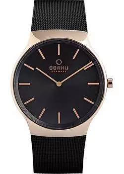 fashion наручные мужские часы Obaku V178GXVBMB. Коллекция Mesh