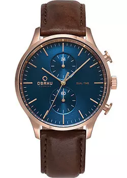 fashion наручные мужские часы Obaku V196GUVLRN. Коллекция Leather