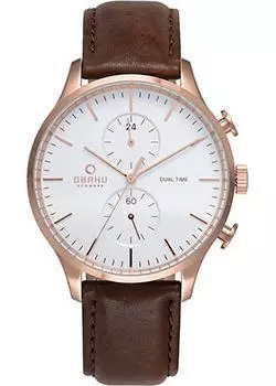 fashion наручные мужские часы Obaku V196GUVWRN. Коллекция Leather