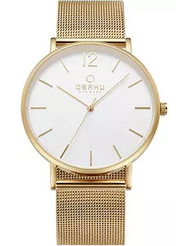 fashion наручные мужские часы Obaku V197GXGWMG. Коллекция Mesh