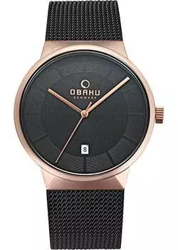 fashion наручные мужские часы Obaku V200GDVBMB. Коллекция Mesh