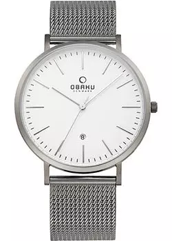 fashion наручные мужские часы Obaku V215GDTIMJ. Коллекция Mesh