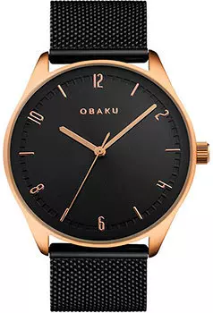 fashion наручные мужские часы Obaku V235GXVBMB. Коллекция Mesh