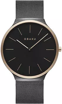 fashion наручные мужские часы Obaku V240GXMBMB. Коллекция Mesh