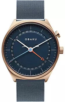 fashion наручные мужские часы Obaku V242GMVLML. Коллекция Mesh