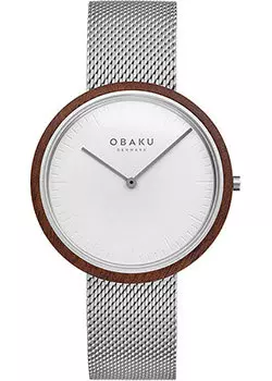 fashion наручные мужские часы Obaku V245GXCIMC. Коллекция Trae