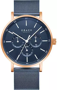 fashion наручные мужские часы Obaku V246GMVLML. Коллекция Mesh