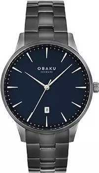 fashion наручные мужские часы Obaku V247XDULSU. Коллекция Links