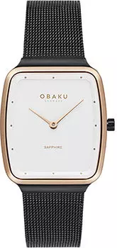 fashion наручные мужские часы Obaku V267LXMIMB. Коллекция Ultra Slim