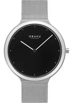 fashion наручные мужские часы Obaku V269GXCBMC. Коллекция Mesh