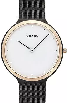 fashion наручные мужские часы Obaku V269GXMWMB. Коллекция Ultra Slim