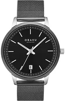 fashion наручные мужские часы Obaku V270GDABMB. Коллекция Salvie