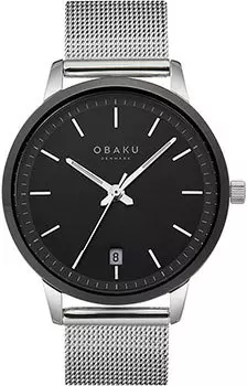 fashion наручные мужские часы Obaku V270GDABMC. Коллекция Salvie