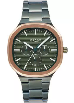 fashion наручные мужские часы Obaku V275GMEESE. Коллекция Oktant