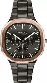 fashion наручные мужские часы Obaku V275GMMBSB. Коллекция Oktant