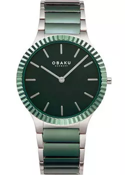 fashion наручные мужские часы Obaku V292GXOESS. Коллекция Linje