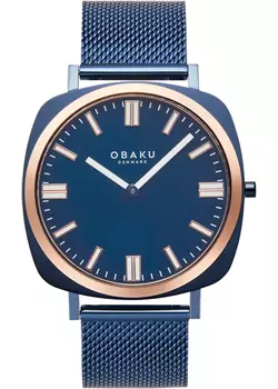 fashion наручные мужские часы Obaku V296GXSLML. Коллекция Mesh